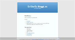 Desktop Screenshot of bloggt.es